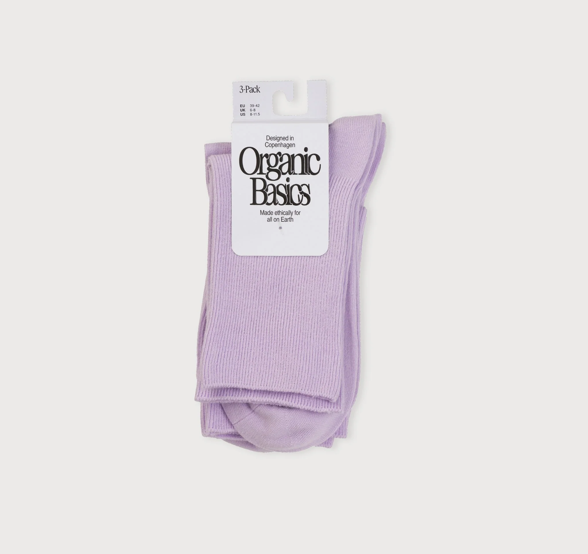 Core Crew Rib Socks 3-Pack