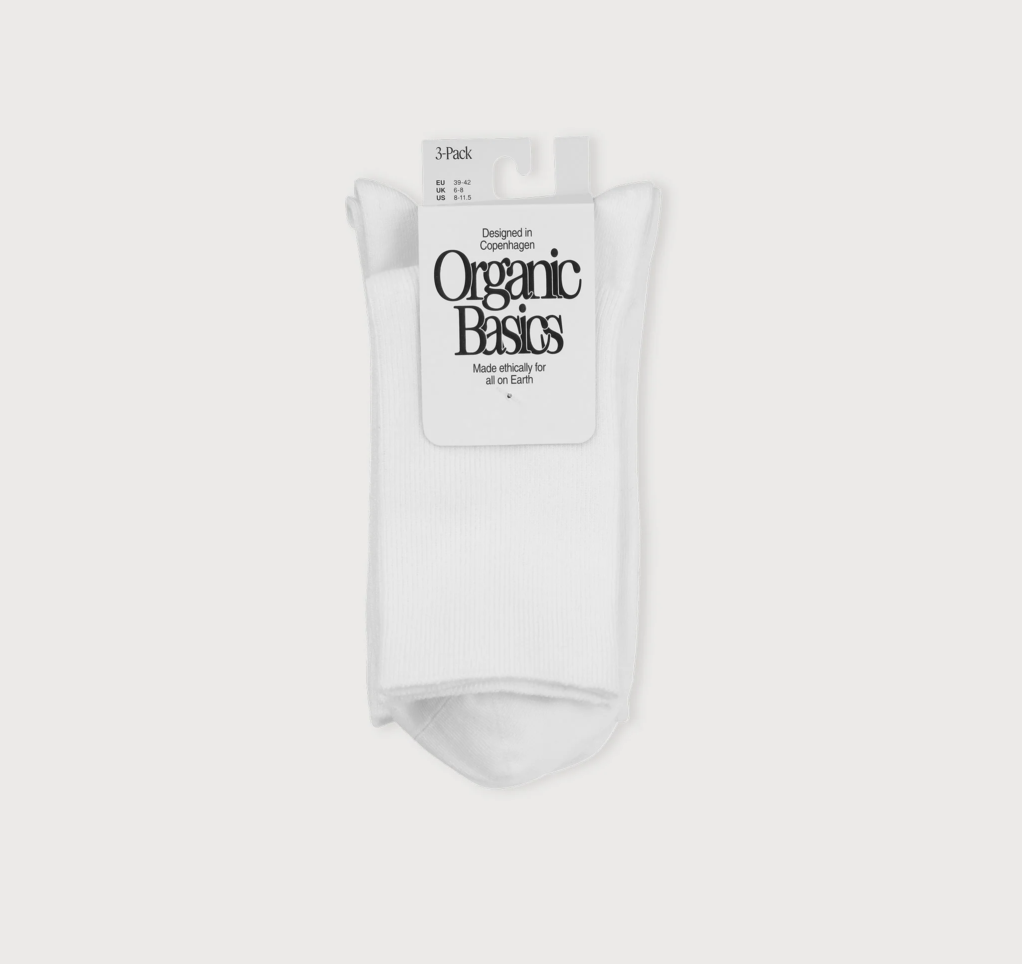 Core Crew Rib Socks 3-Pack