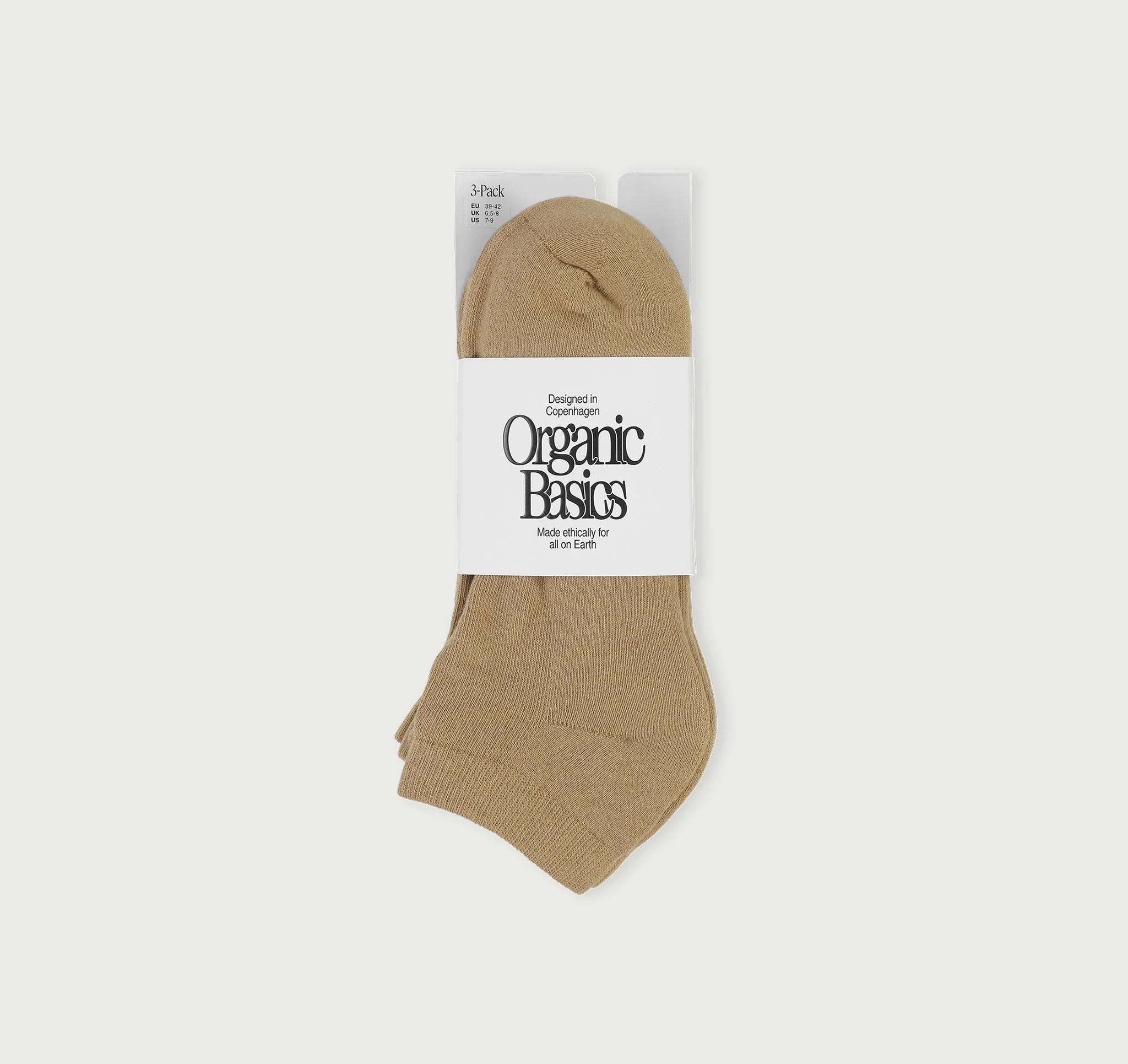Core No Show Socks 3-pack