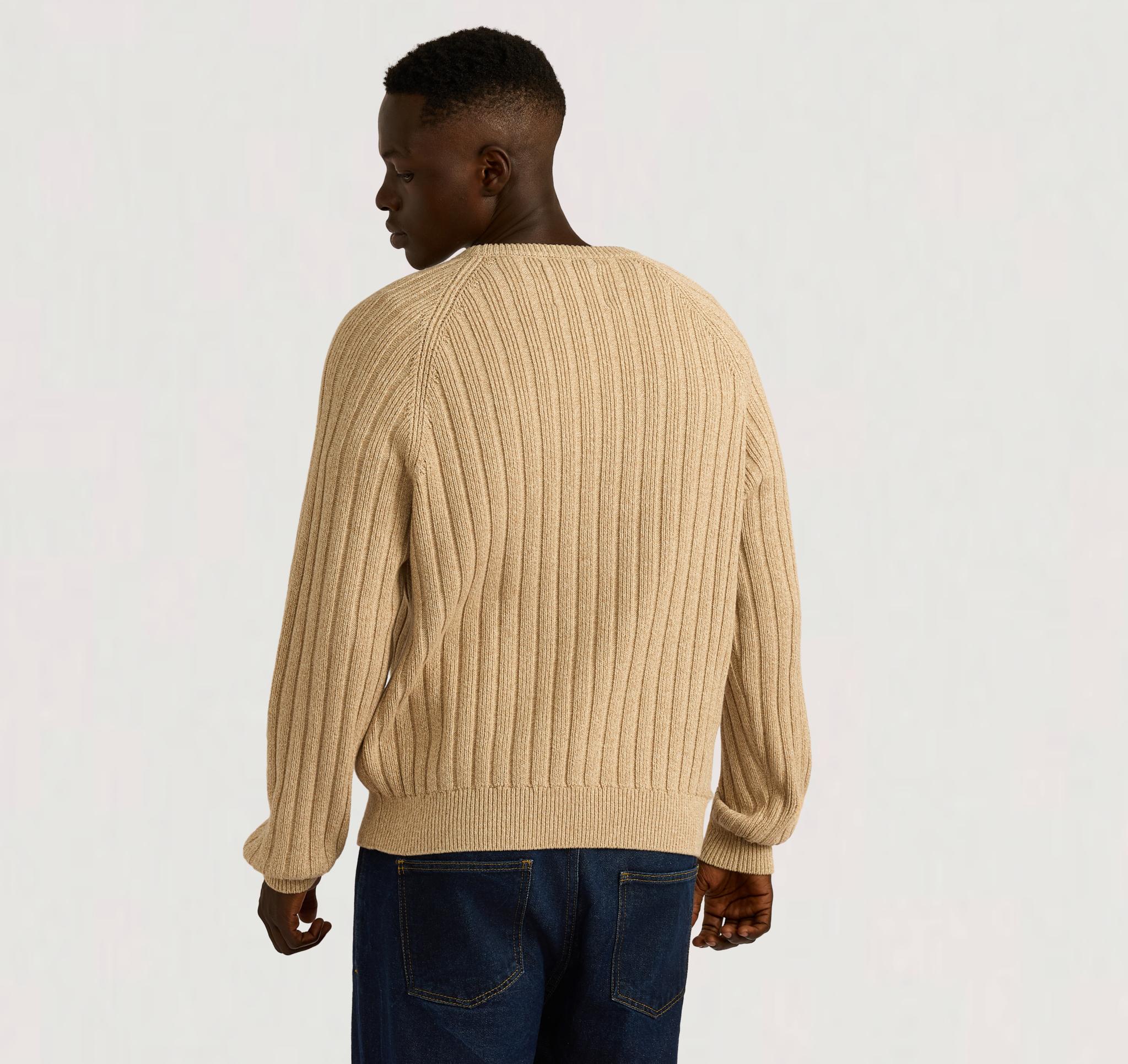 Soft Knit Rib Raglan Sweater - Image 3