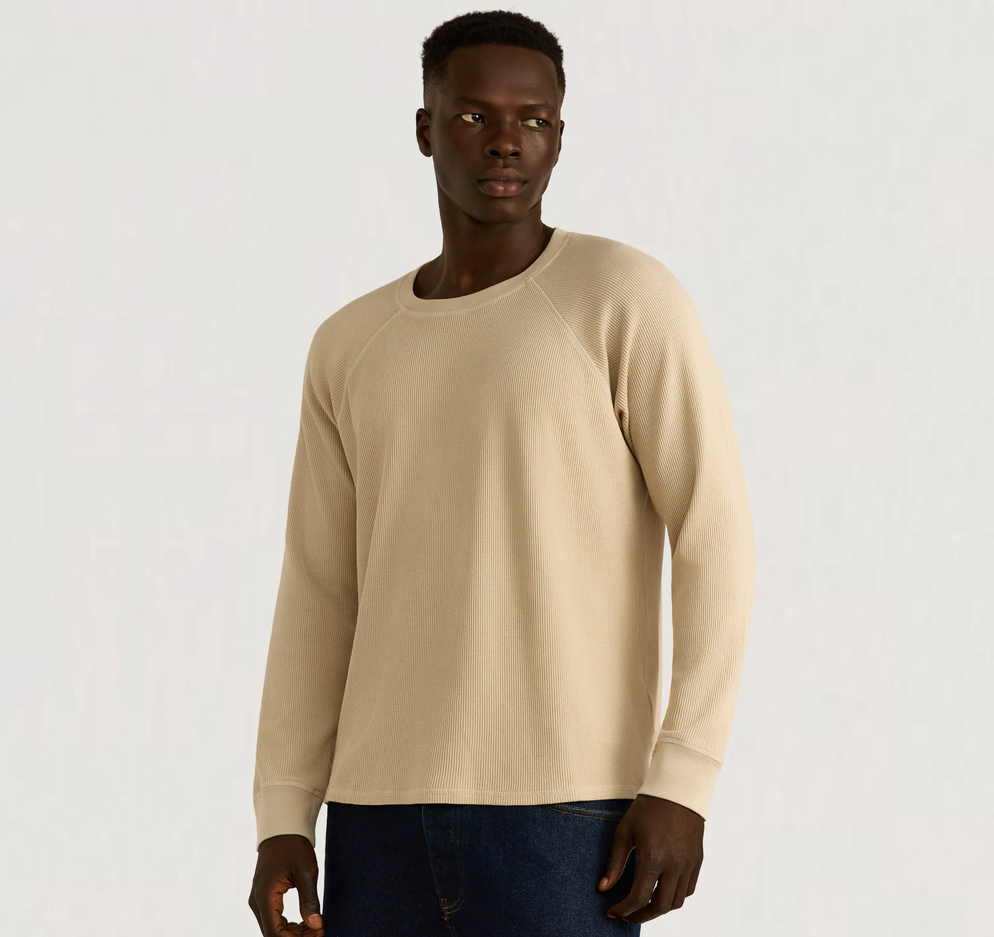 Waffle Raglan Long Sleeve - Image 3