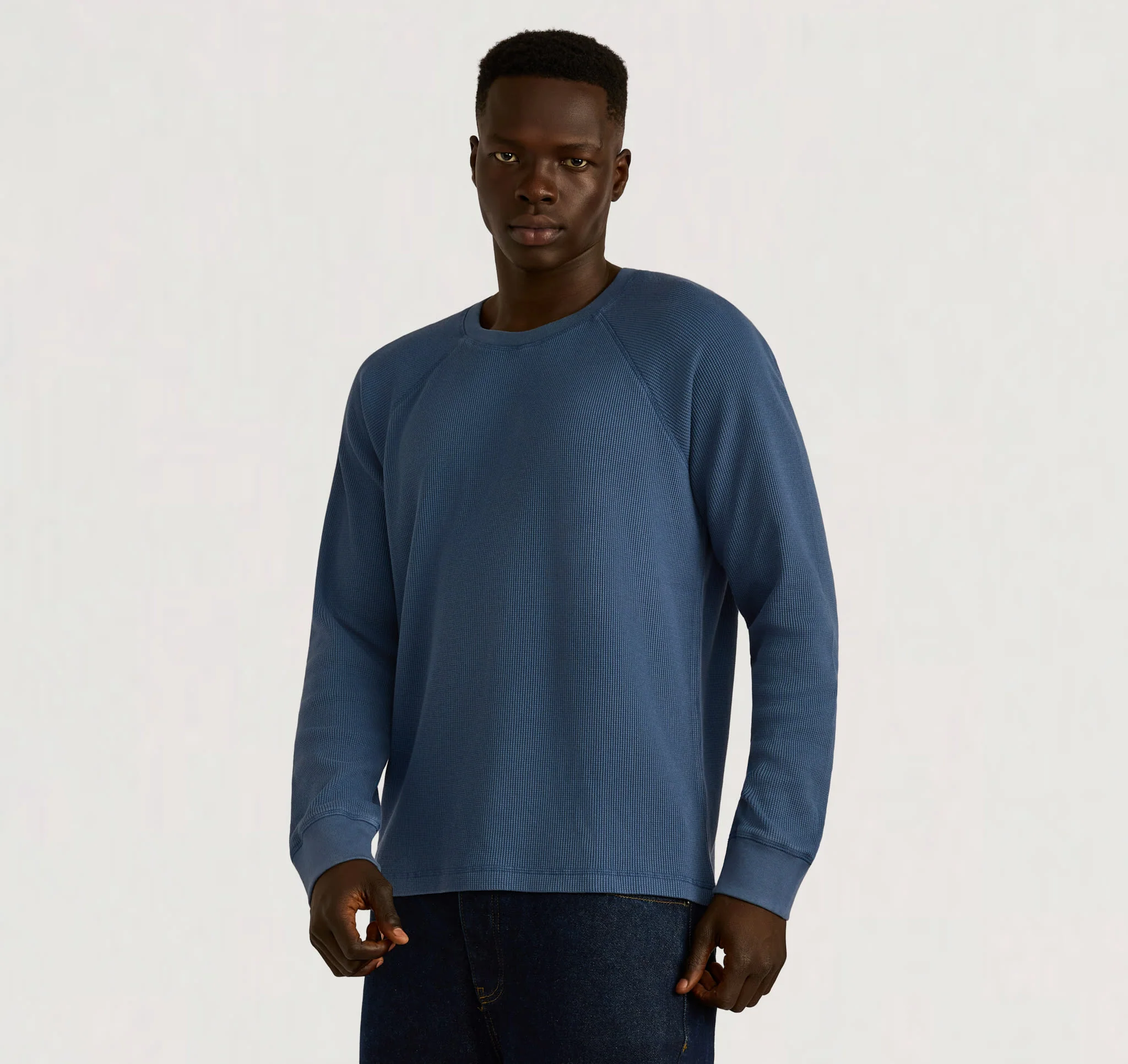 Waffle Raglan Long Sleeve - Image 2