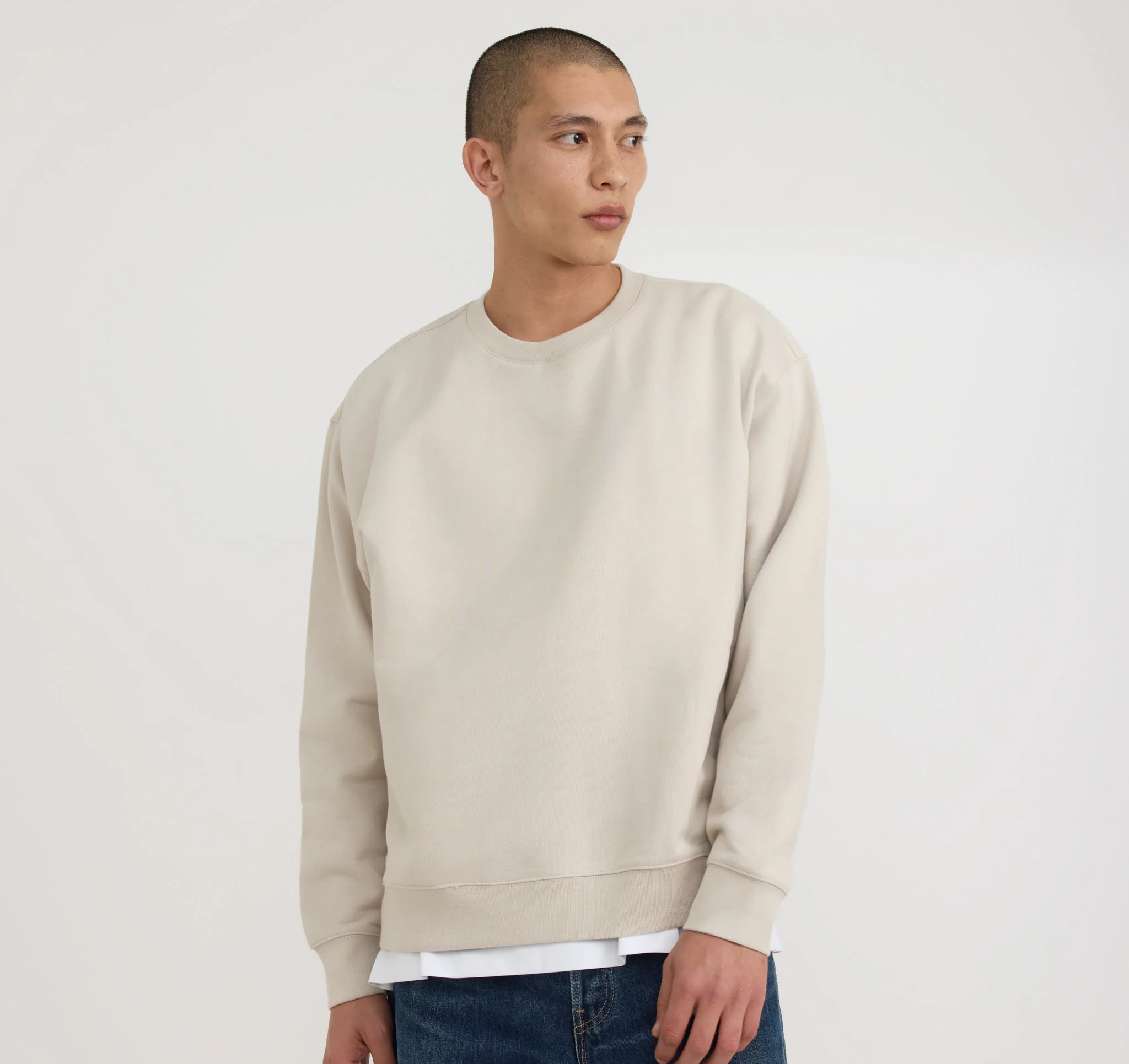 Weekend Boxy Fit Crewneck Sweatshirt - Image 3