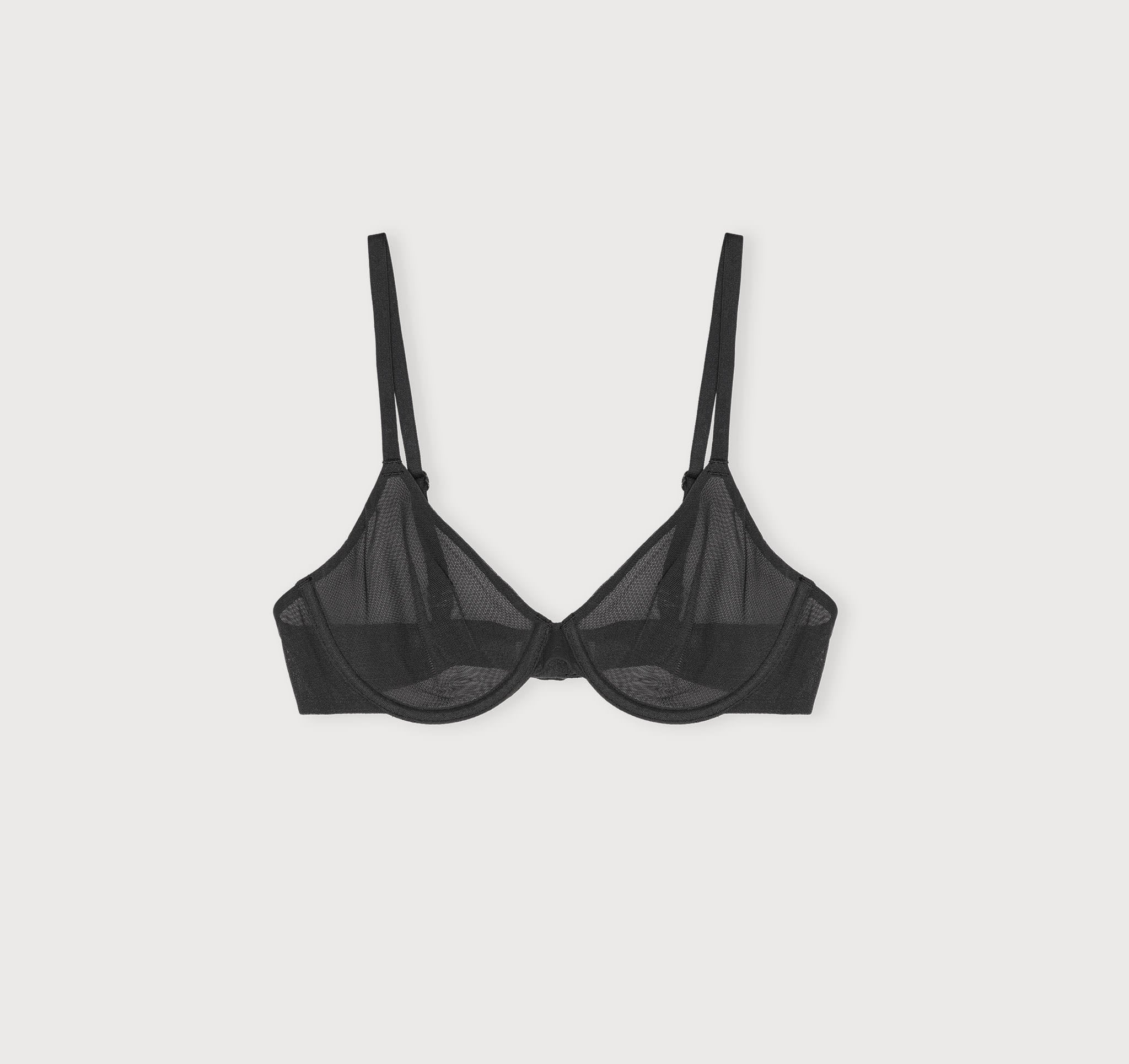 Mesh Unlined Demi Bra - Image 4