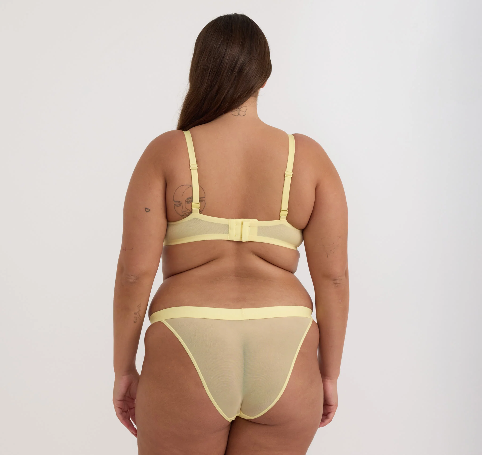 Mesh Unlined Demi Bra - Image 5