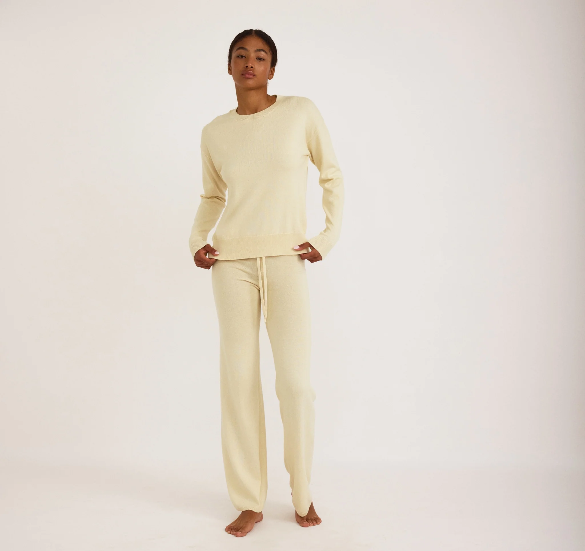 Soft Knit Boxy Crewneck Sweater - Image 2