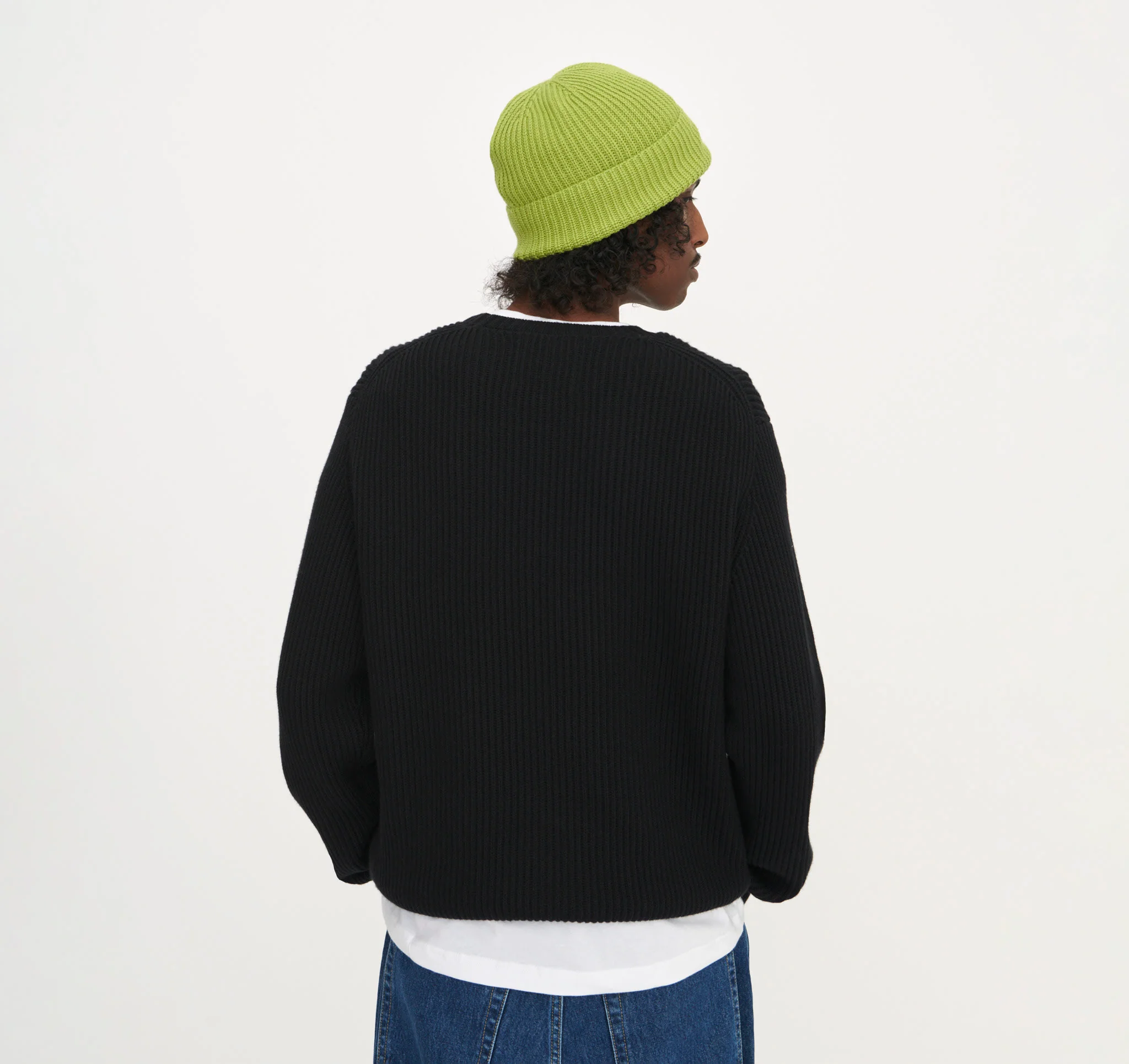 Soft Knit Chunky Crewneck Sweater - Image 2