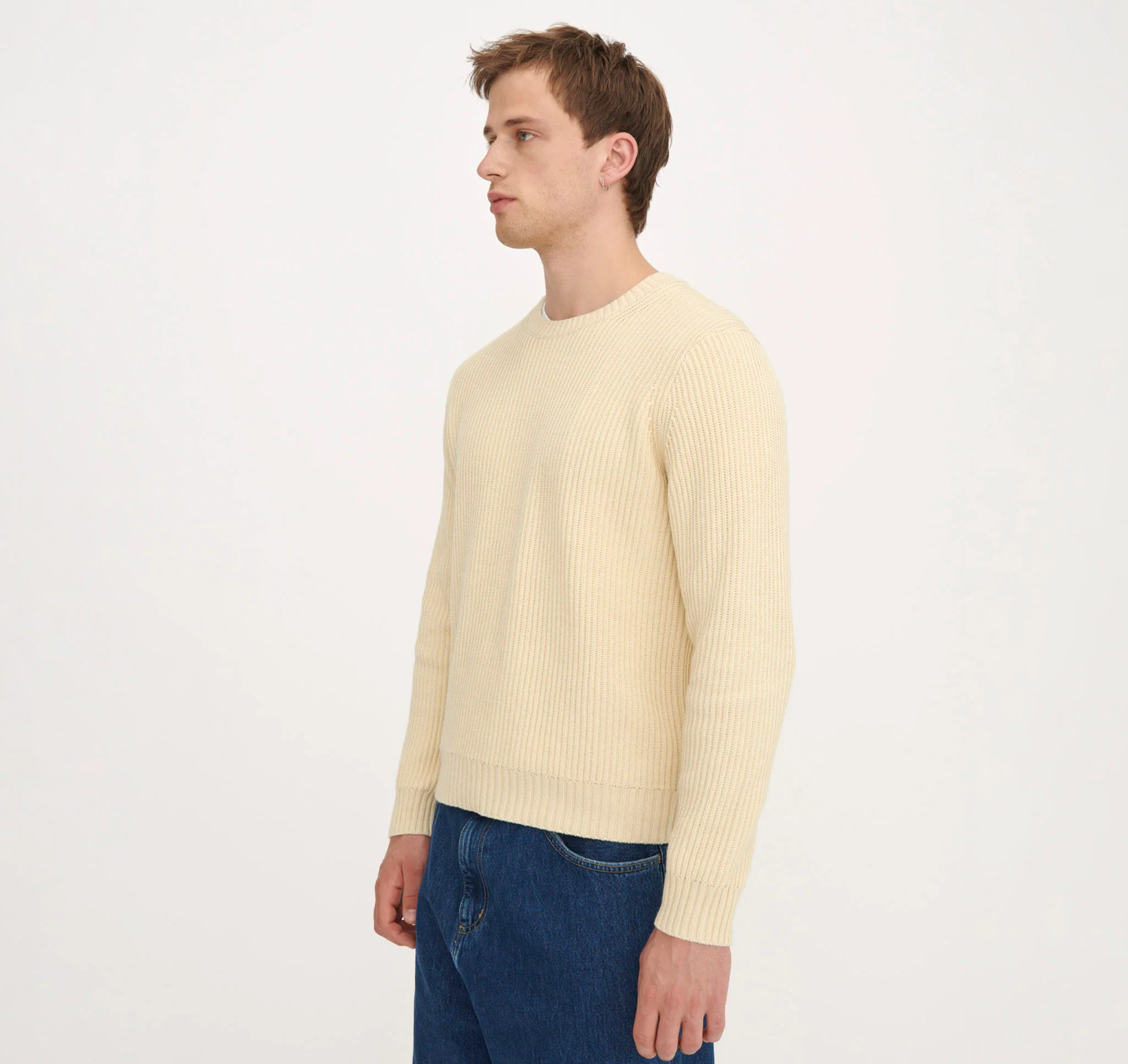 Soft Knit Chunky Crewneck Sweater - Image 2