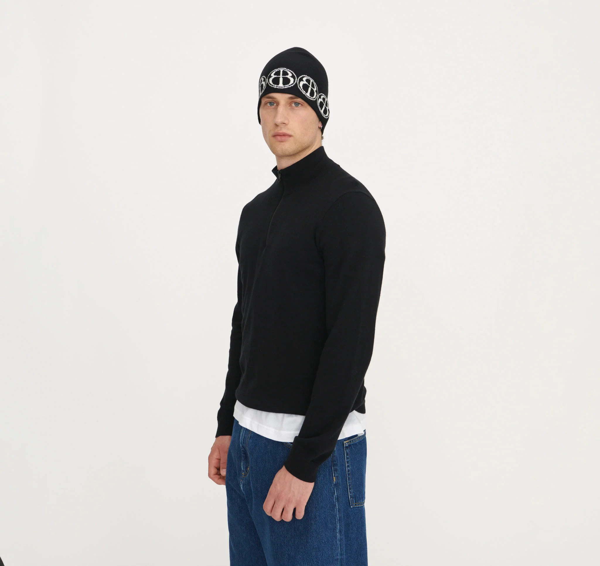 Soft Knit Jacquard Beanie - Image 5