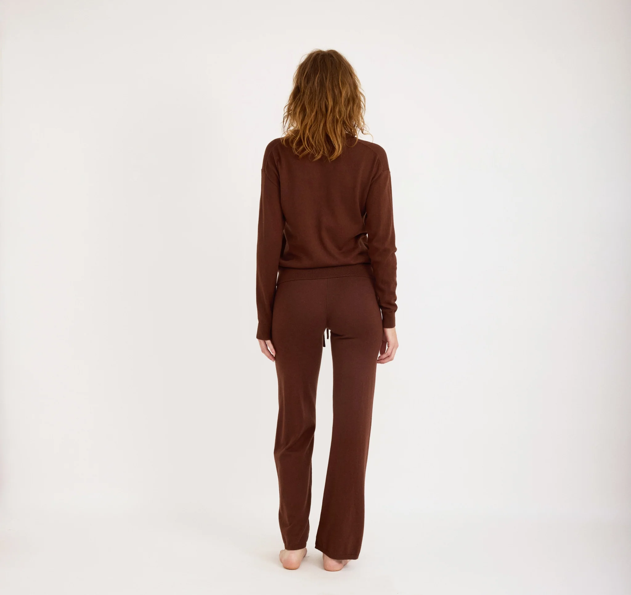 Soft Knit Straight Leg Pants - Image 2