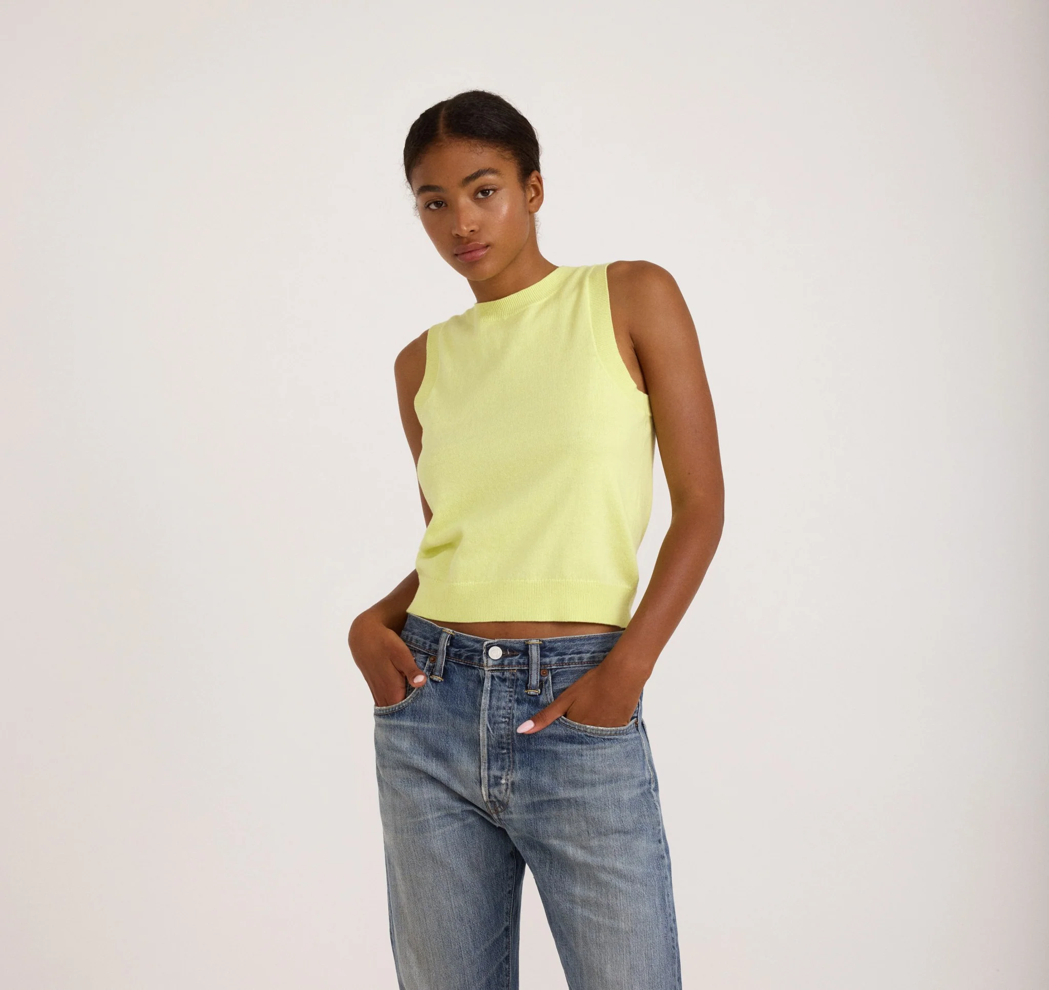 Soft Knit Sweater Vest - Image 2
