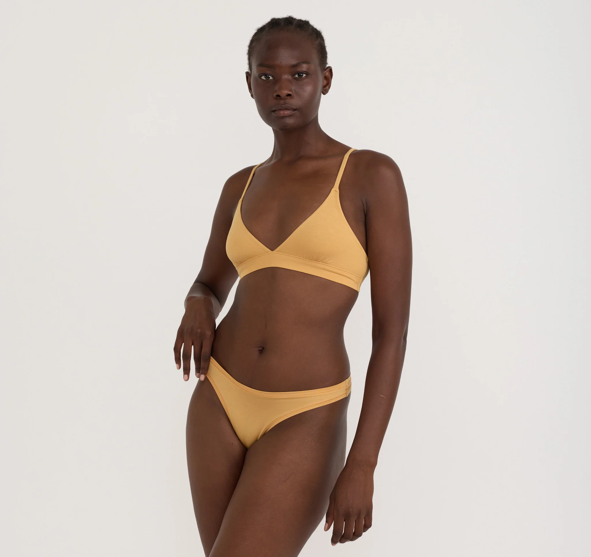 Soft Touch Veil Triangle Bralette - Image 4