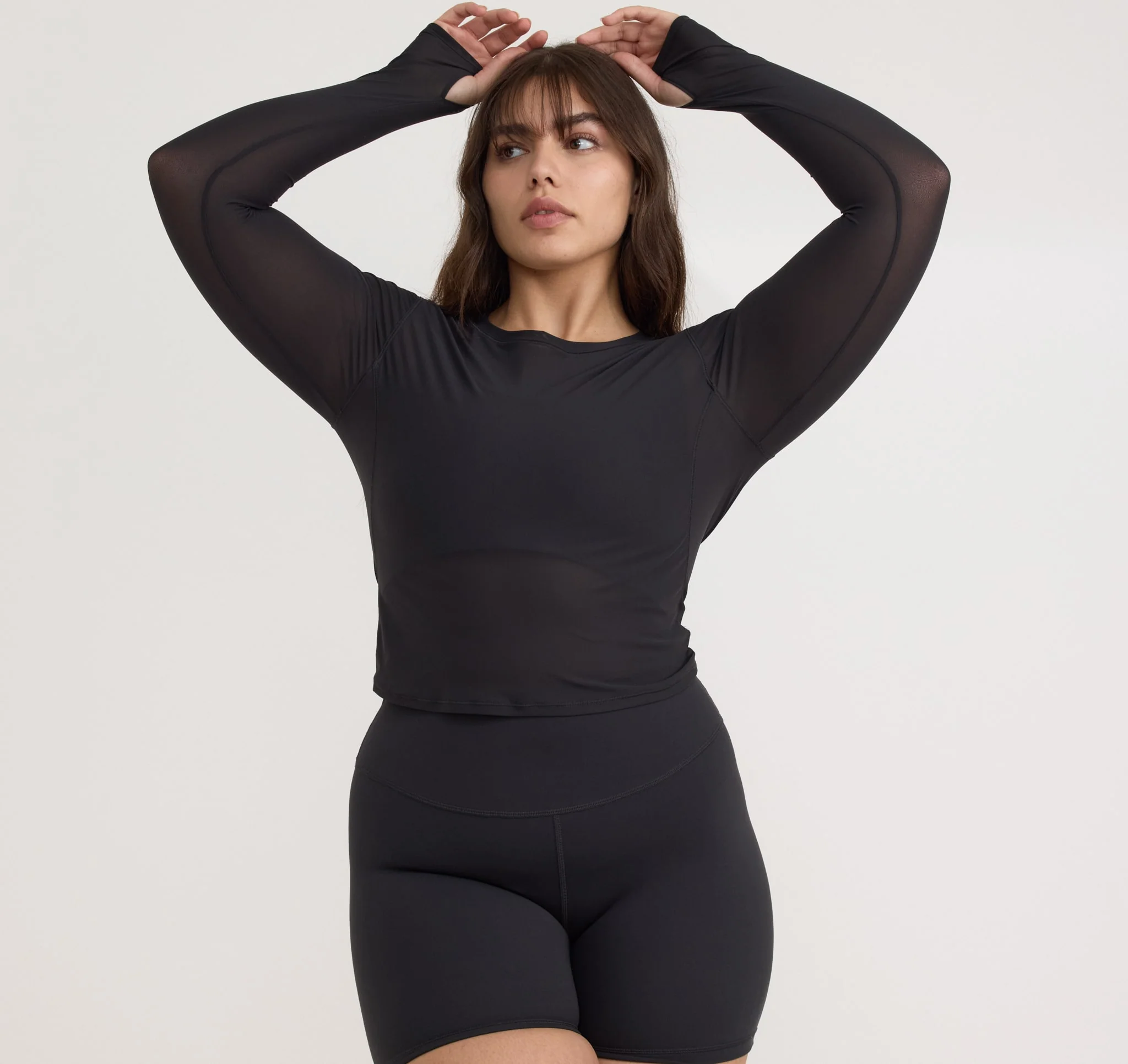 Active Mesh Long Sleeve Tee - Image 5
