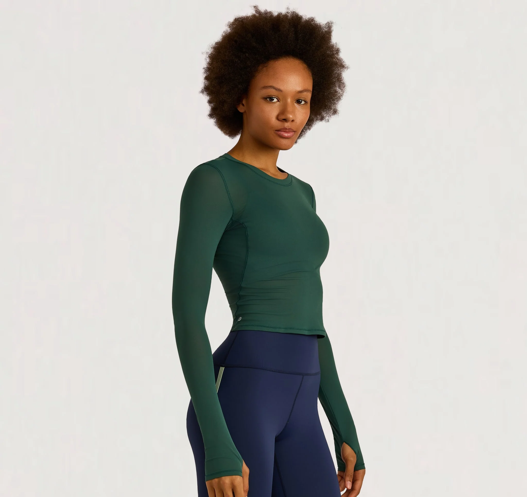 Active Mesh Long Sleeve Tee - Image 2