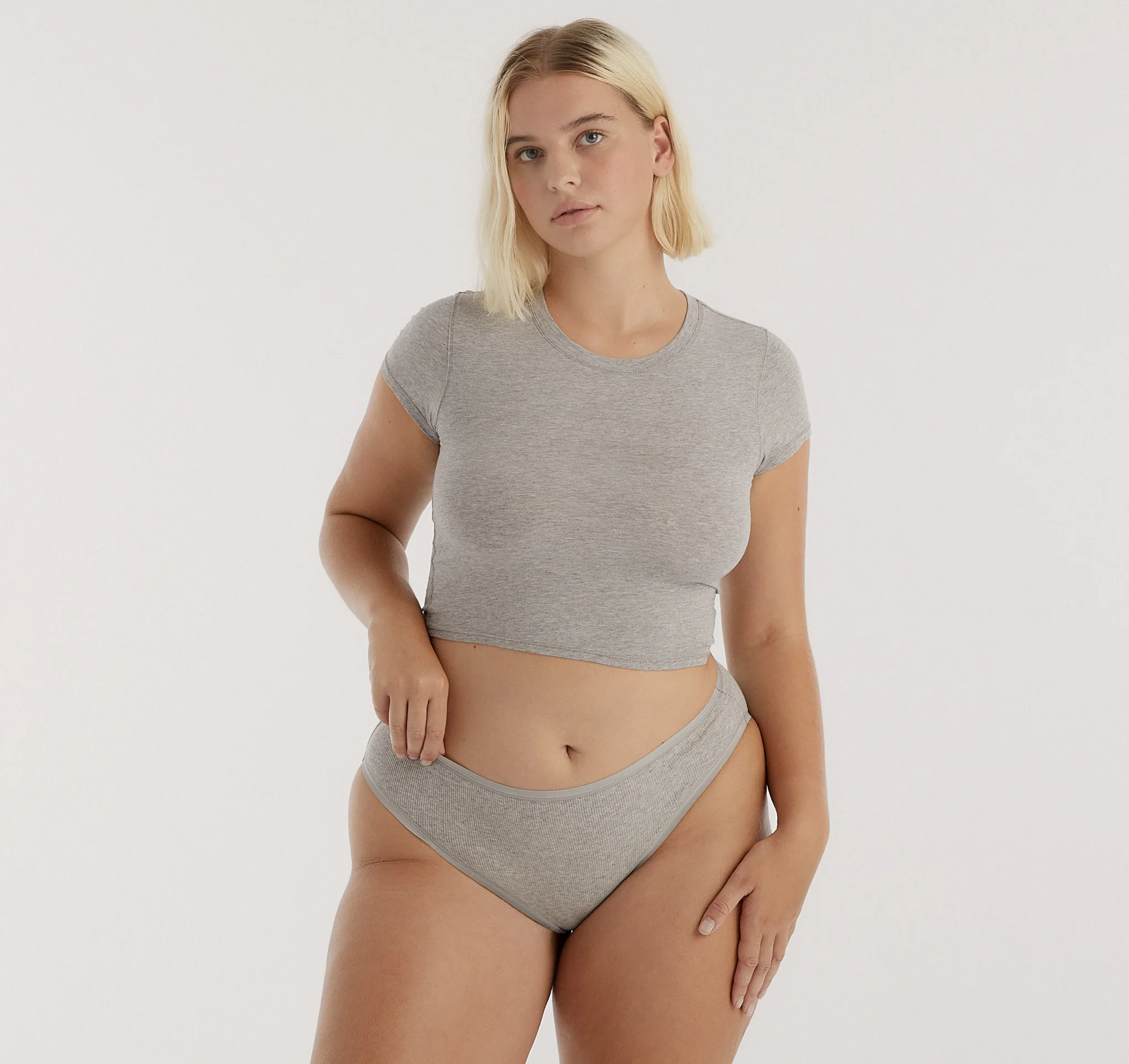 Core Rib High-Leg Briefs - Image 2