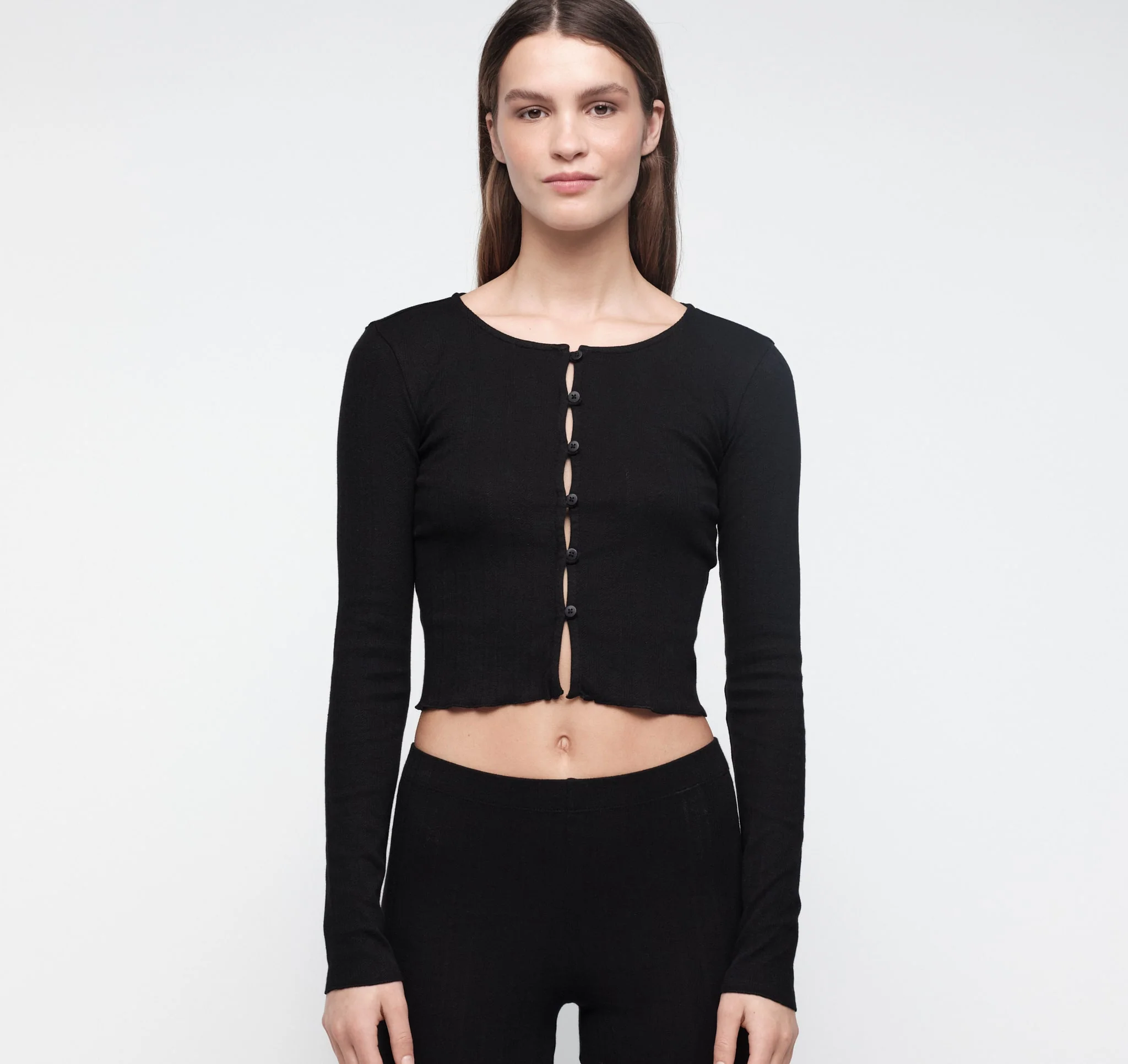 Pointelle Cardigan