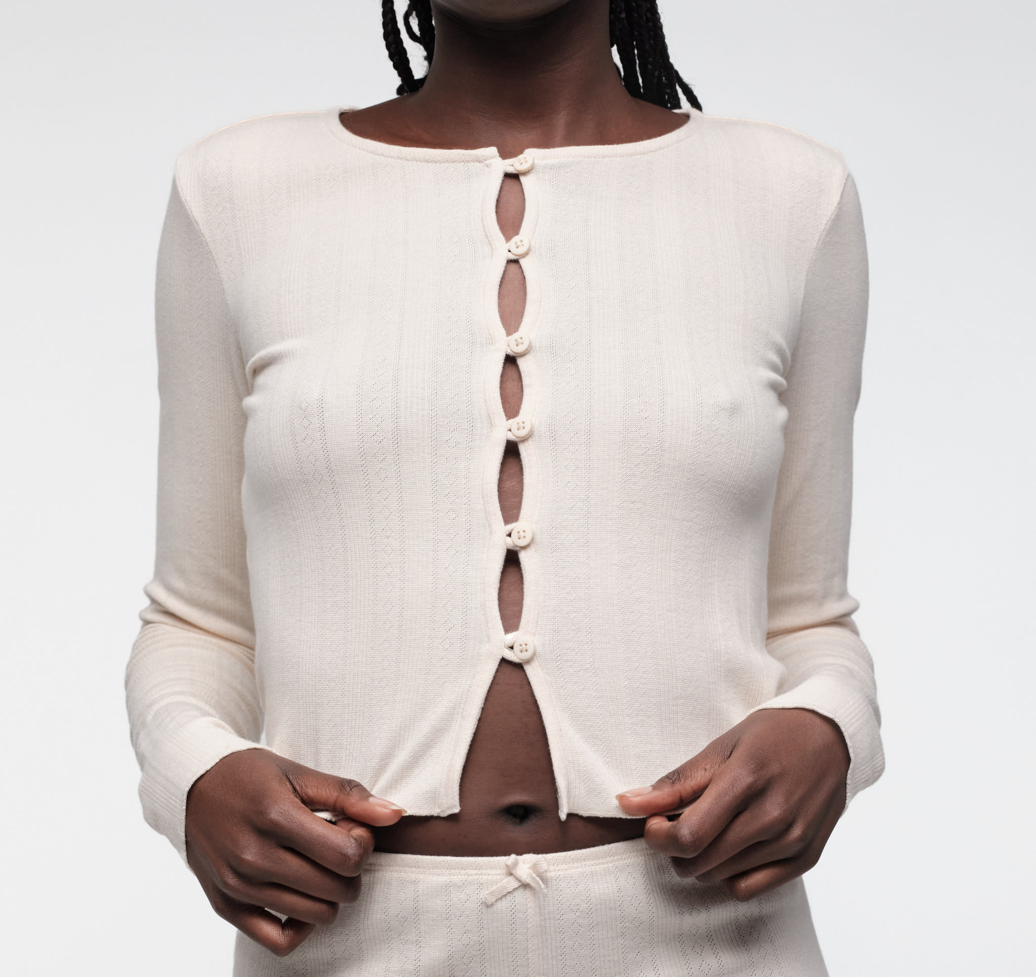 Pointelle Cardigan - Image 2