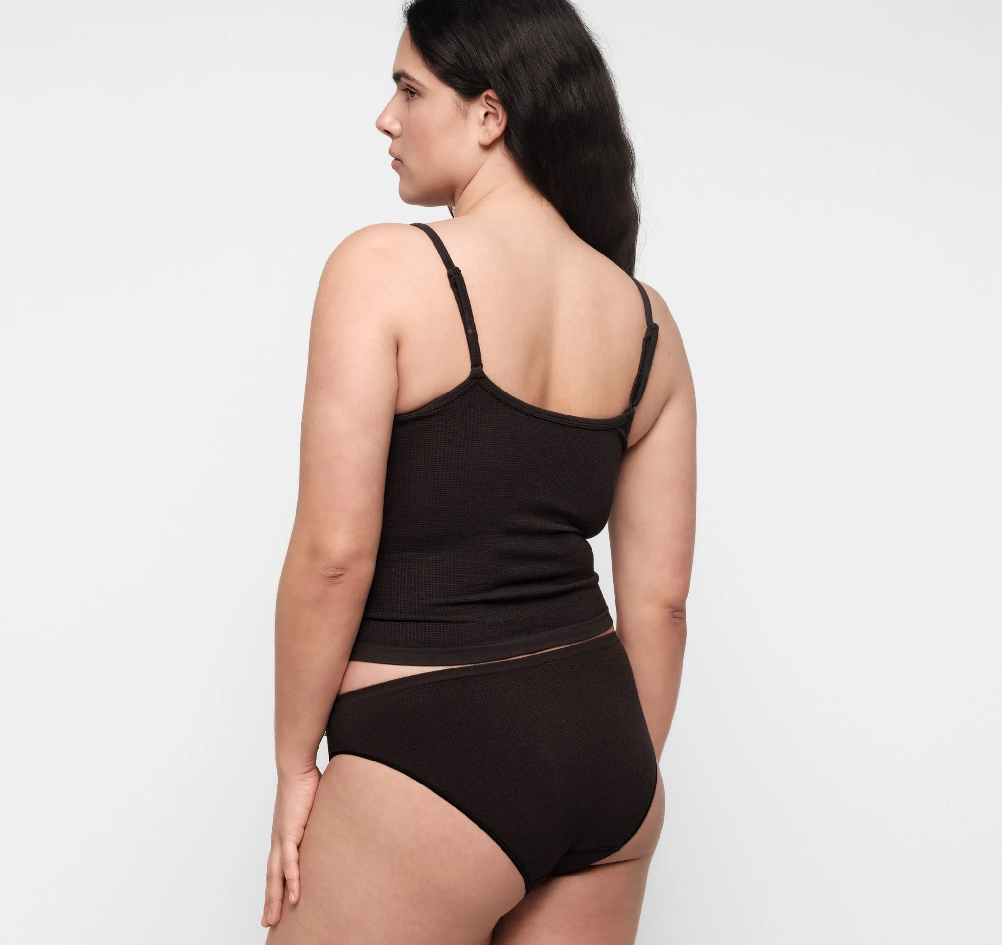 Seamless Waffle High-Leg Briefs - Image 3