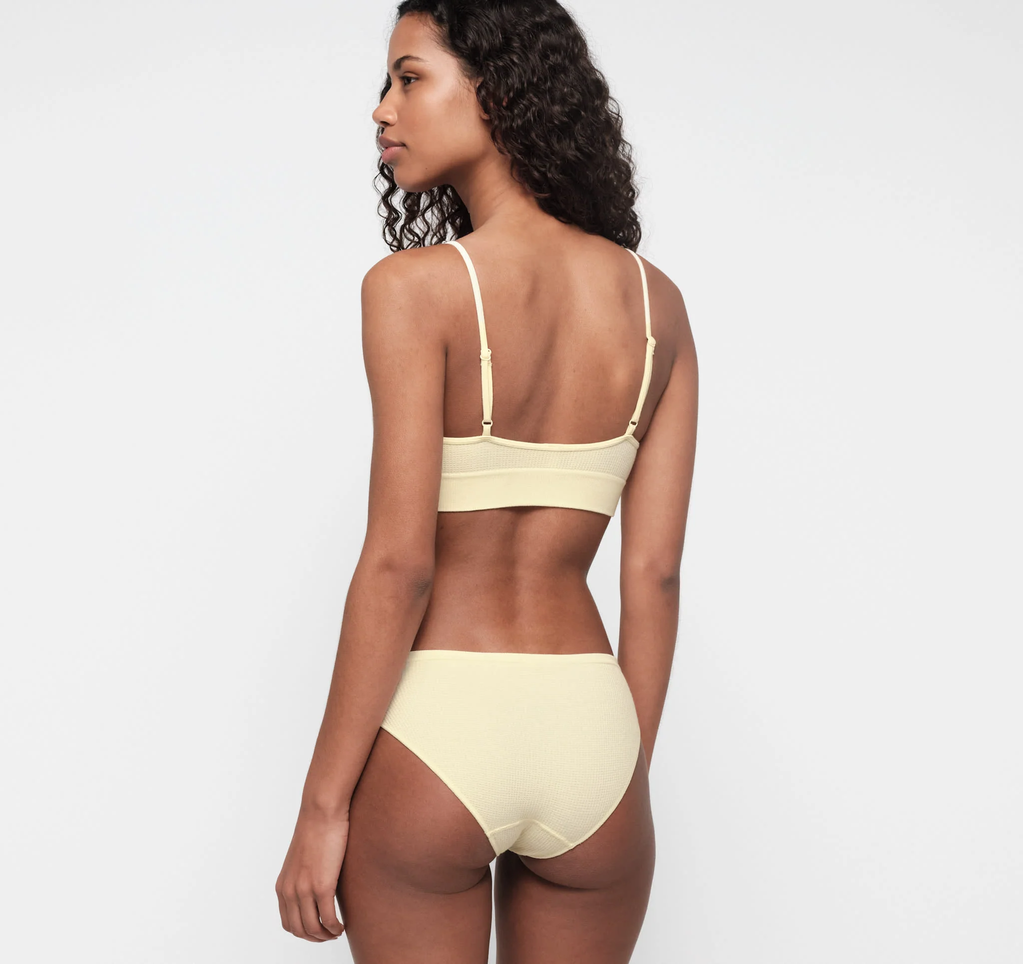 Seamless Waffle High-Leg Briefs - Image 3