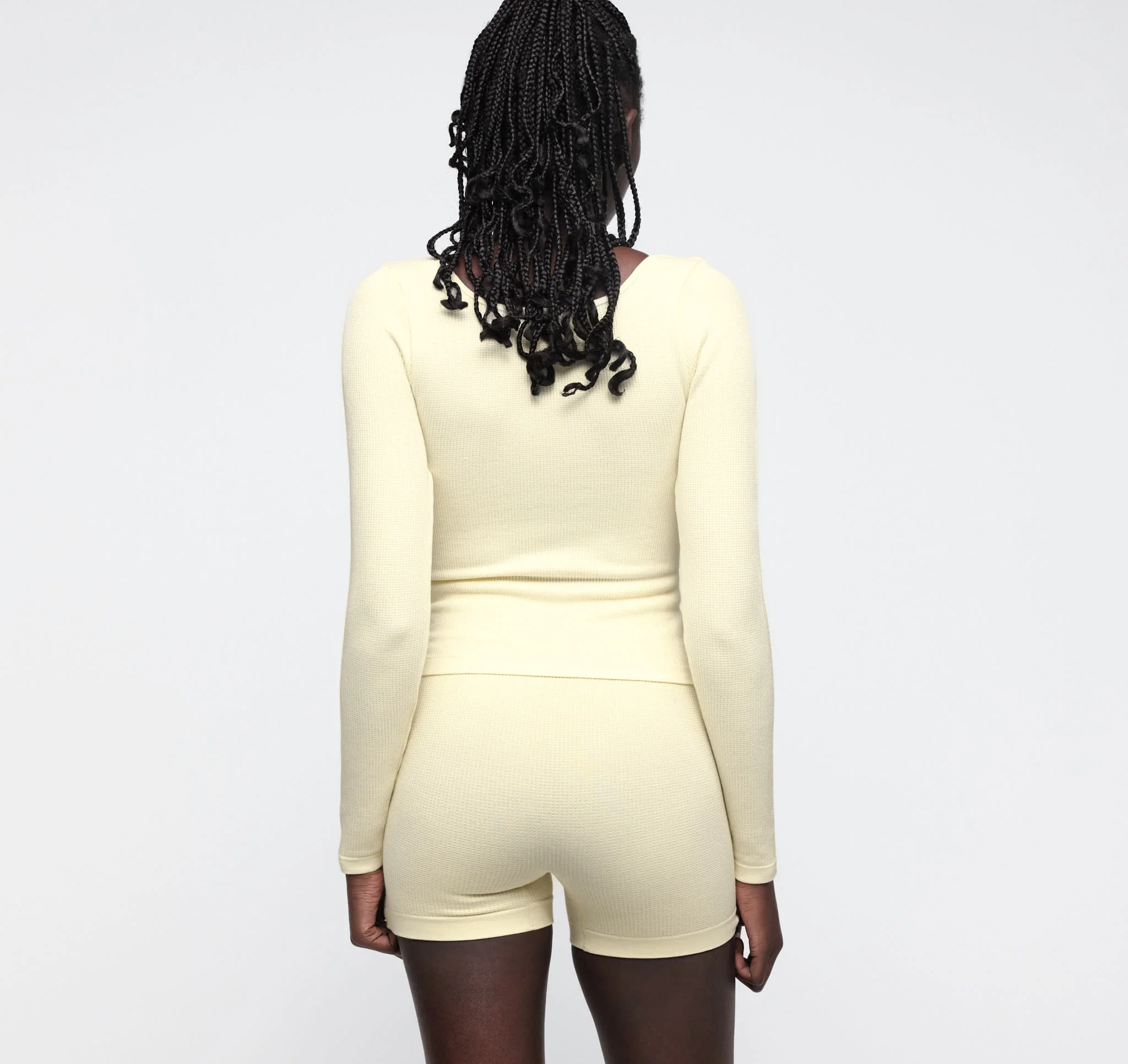 Seamless Waffle Long Sleeve Tee - Image 4