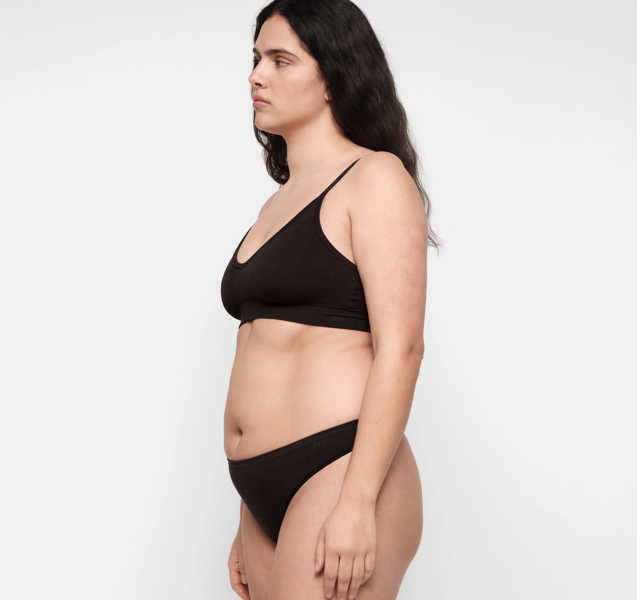 Seamless Waffle Triangle Bralette - Image 3