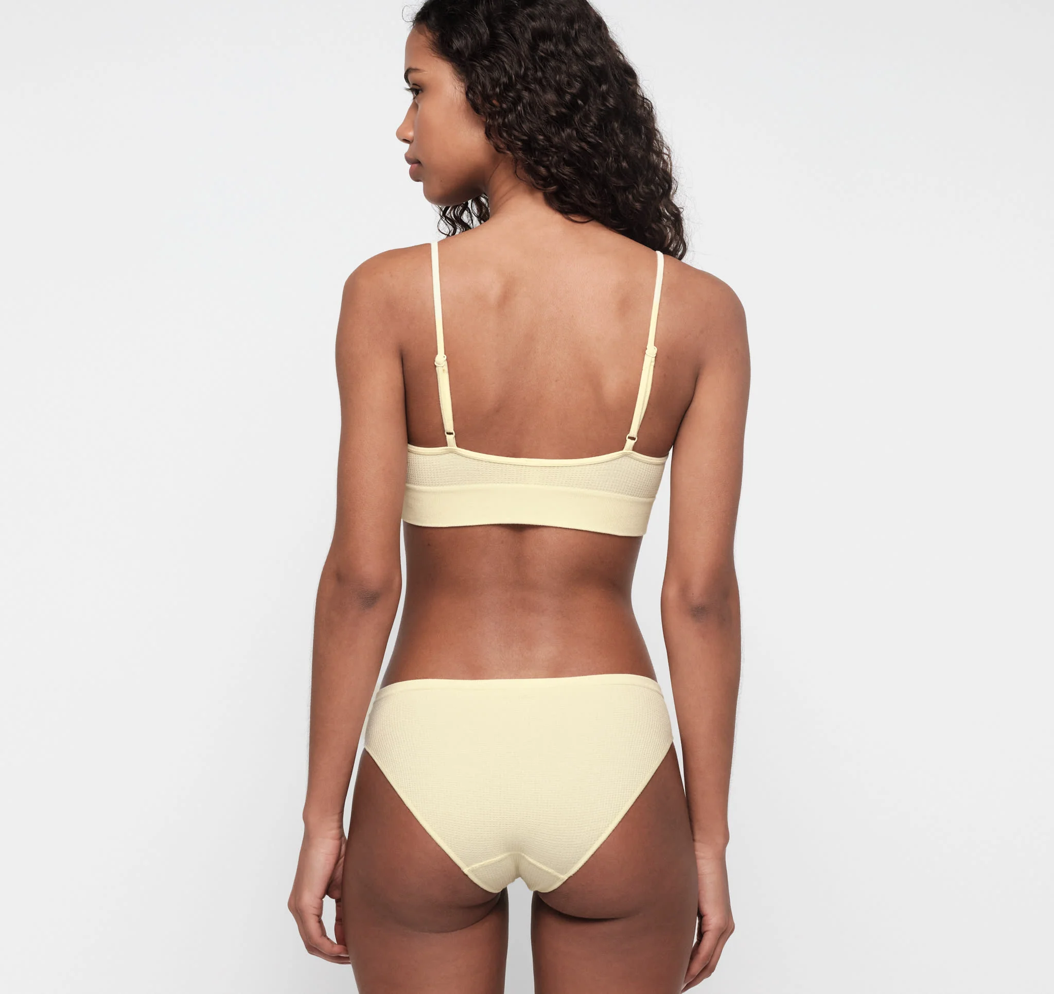 Seamless Waffle Triangle Bralette - Image 4
