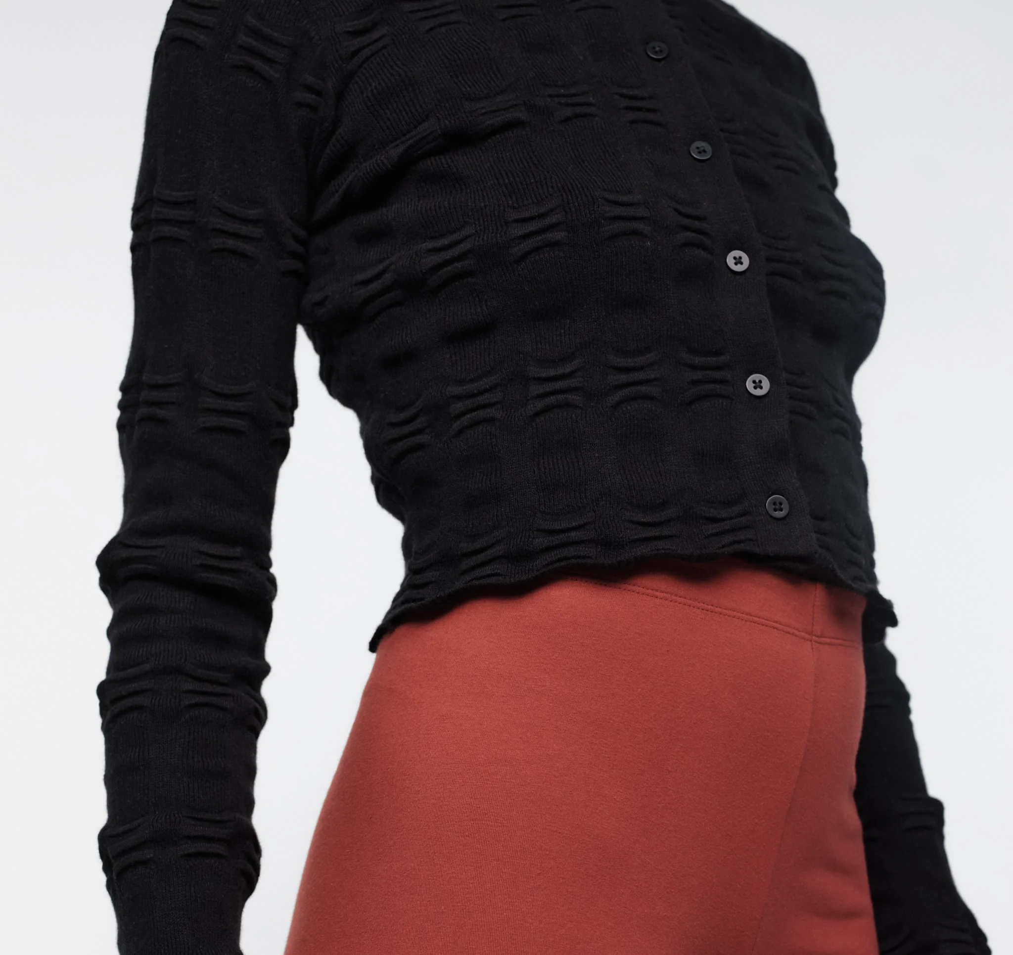 Soft Knit Textured Cardigan - Image 3