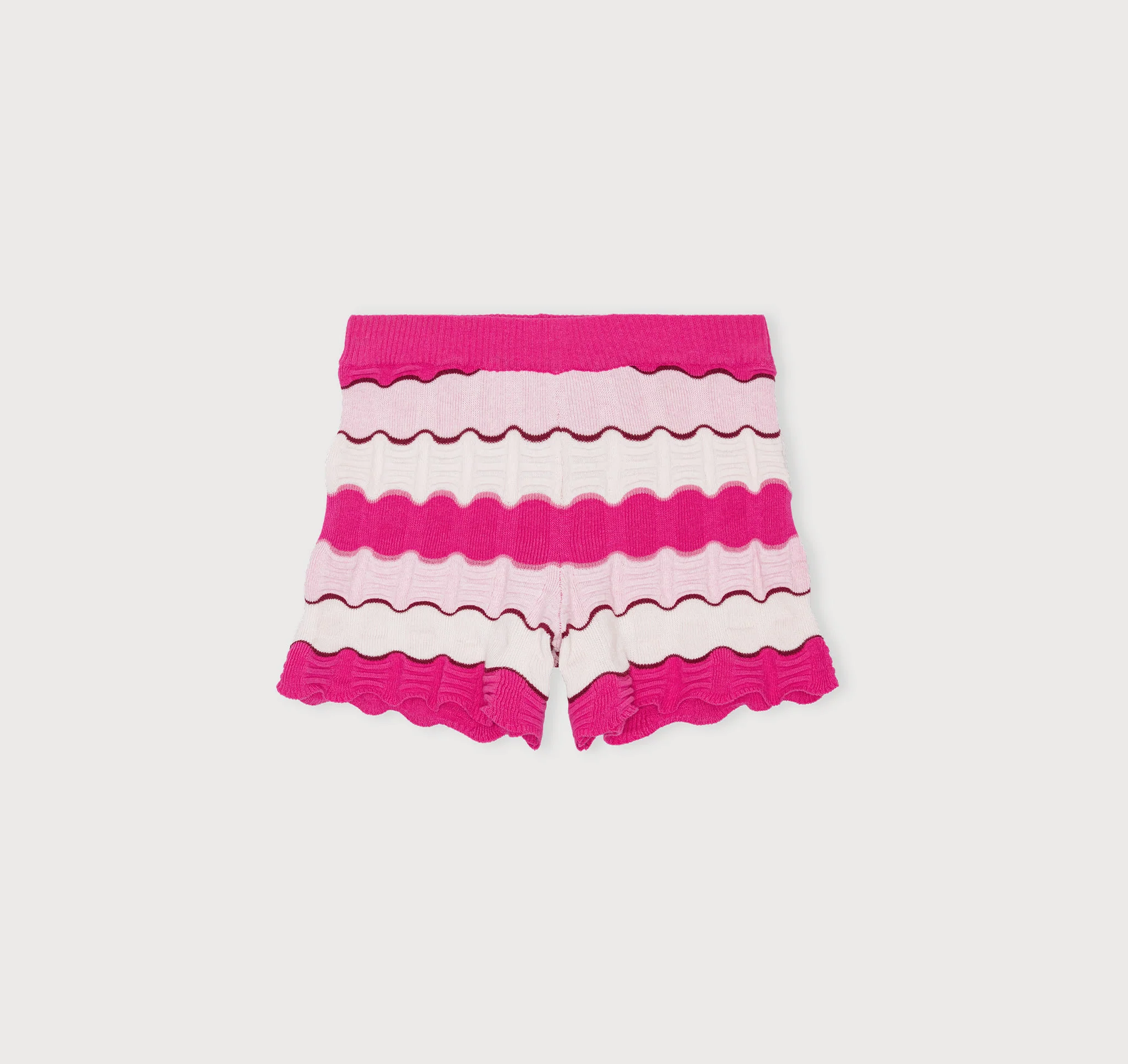 Soft Knit Textured Shorts - Image 4