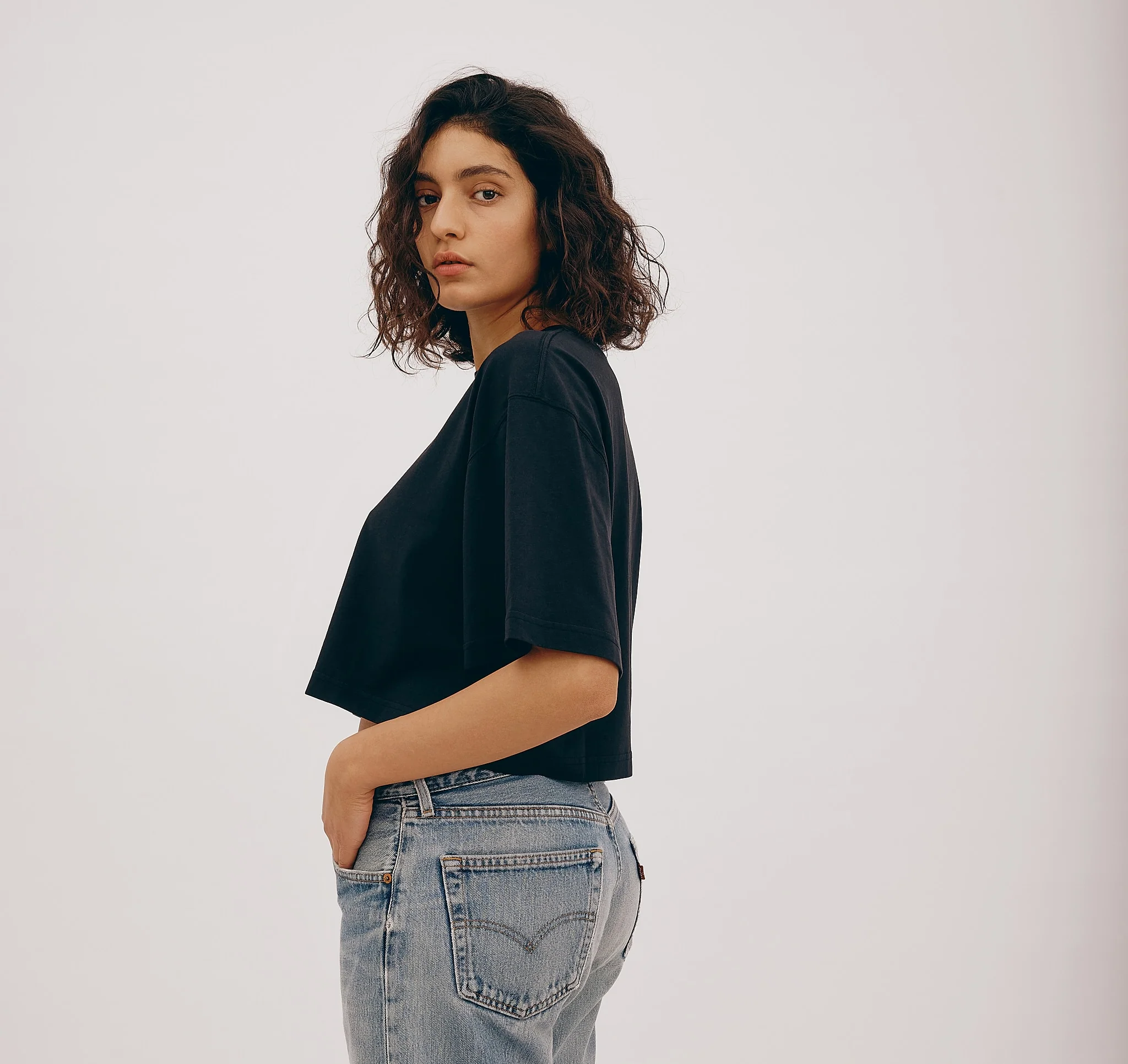 True Boxy Crop Tee - Image 4